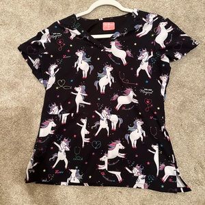 Unicorn Scrub top